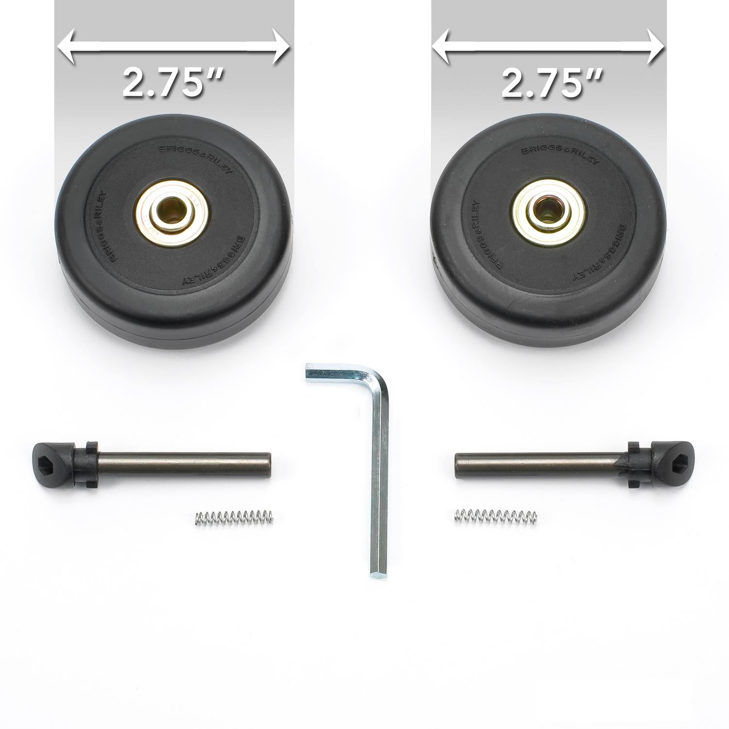 @Work Luggage Wheel Repair Kit - Quick Change DIY Replacement Set