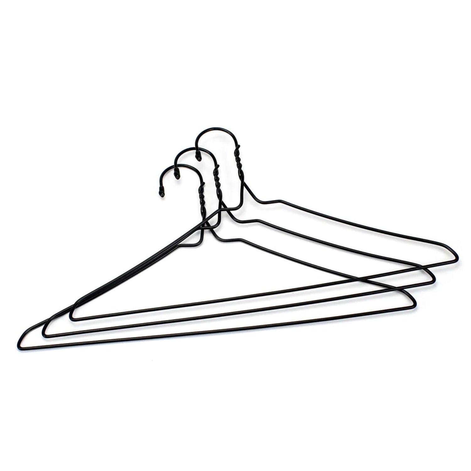 Durable Wire Clothes Hangers for Garment Bags & Closets