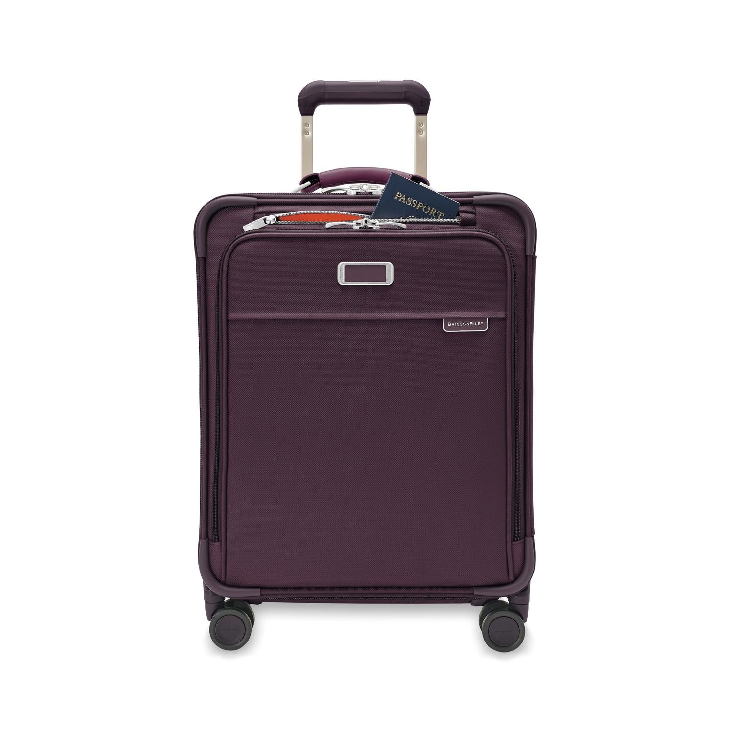 Global 21" Expandable Carry-On Luggage with Spinner Wheels