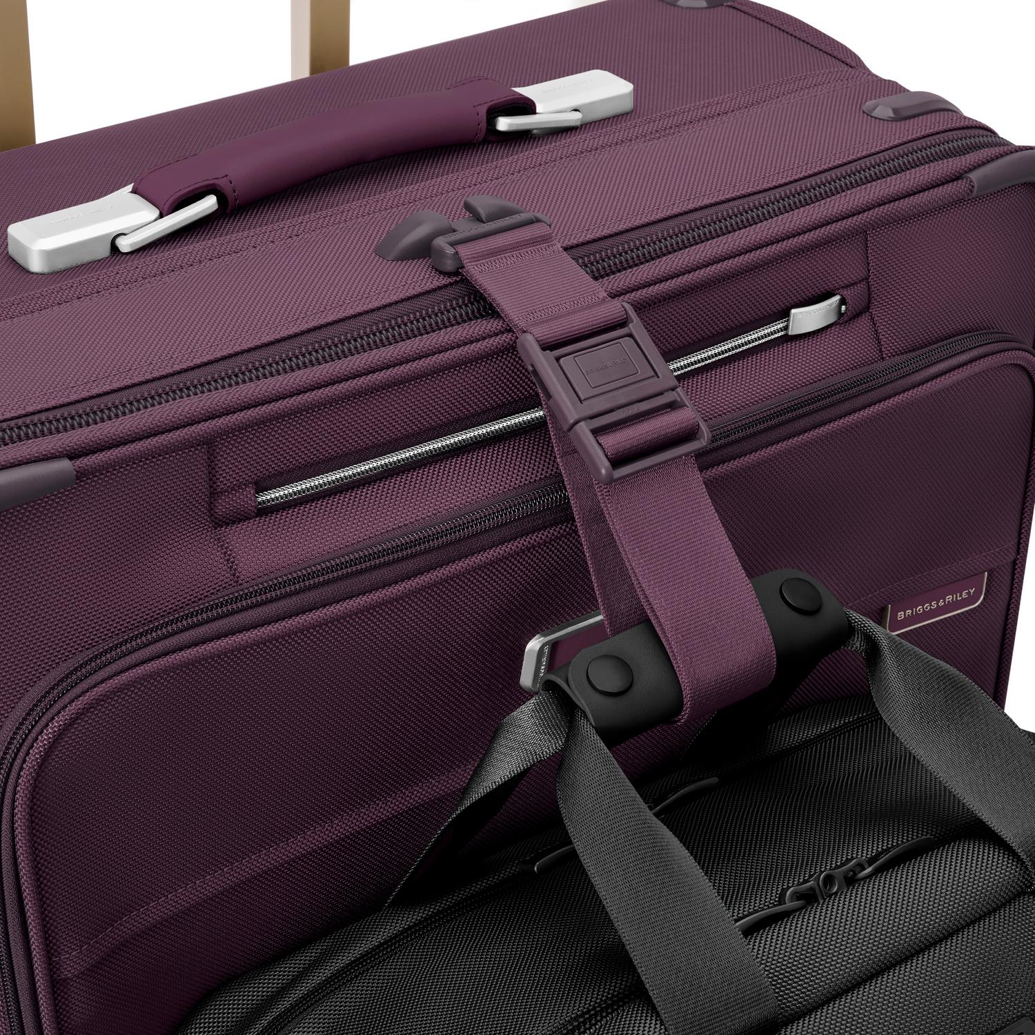 Global 21" Expandable Carry-On Luggage with Spinner Wheels