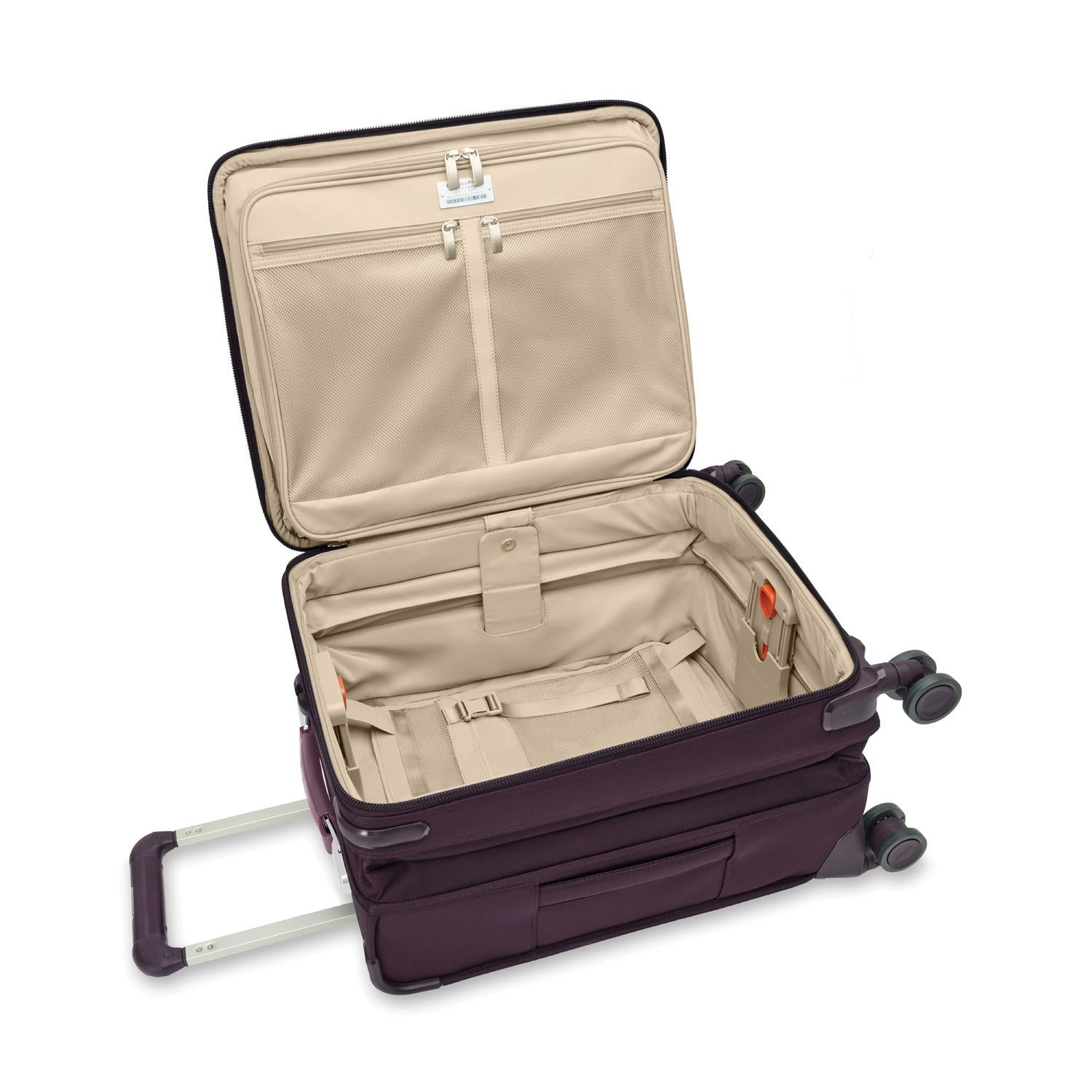 Global 21" Expandable Carry-On Luggage with Spinner Wheels
