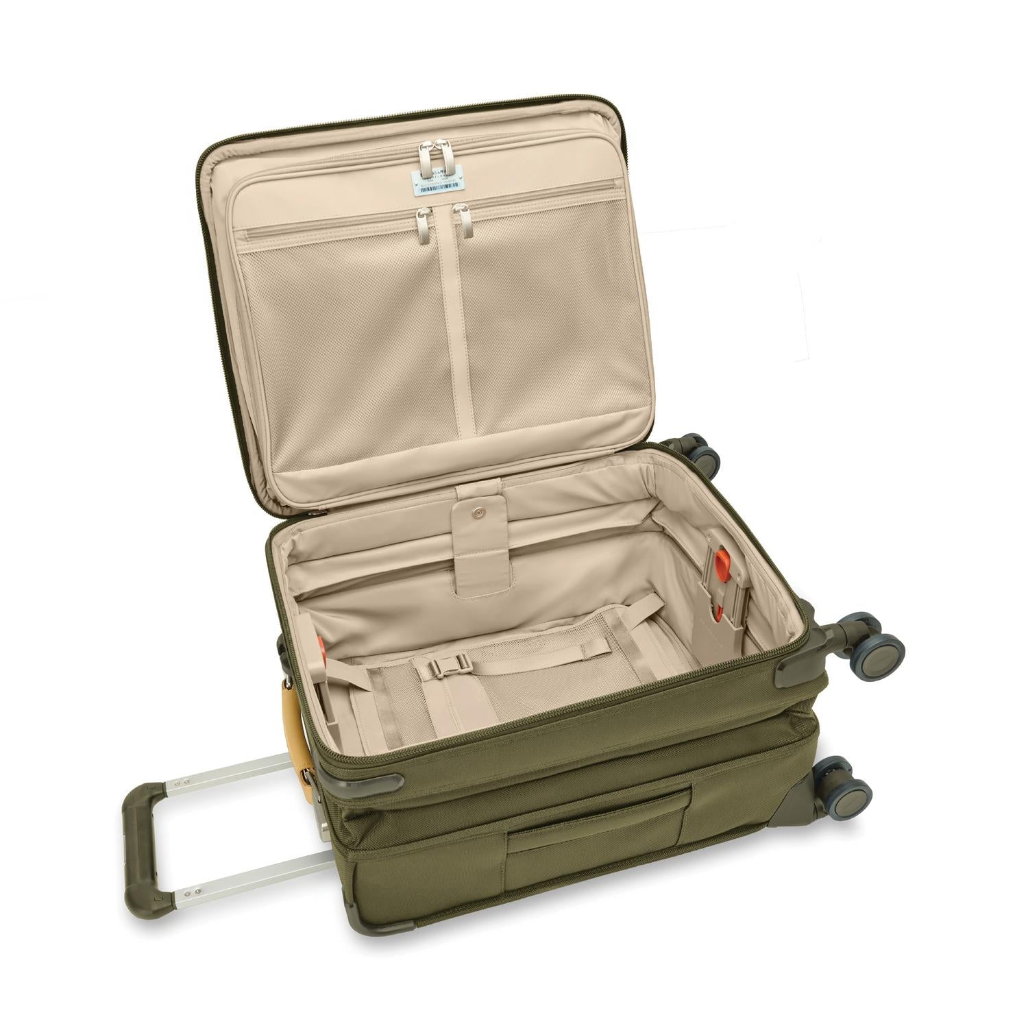 Global 21" Expandable Carry-On Luggage with Spinner Wheels