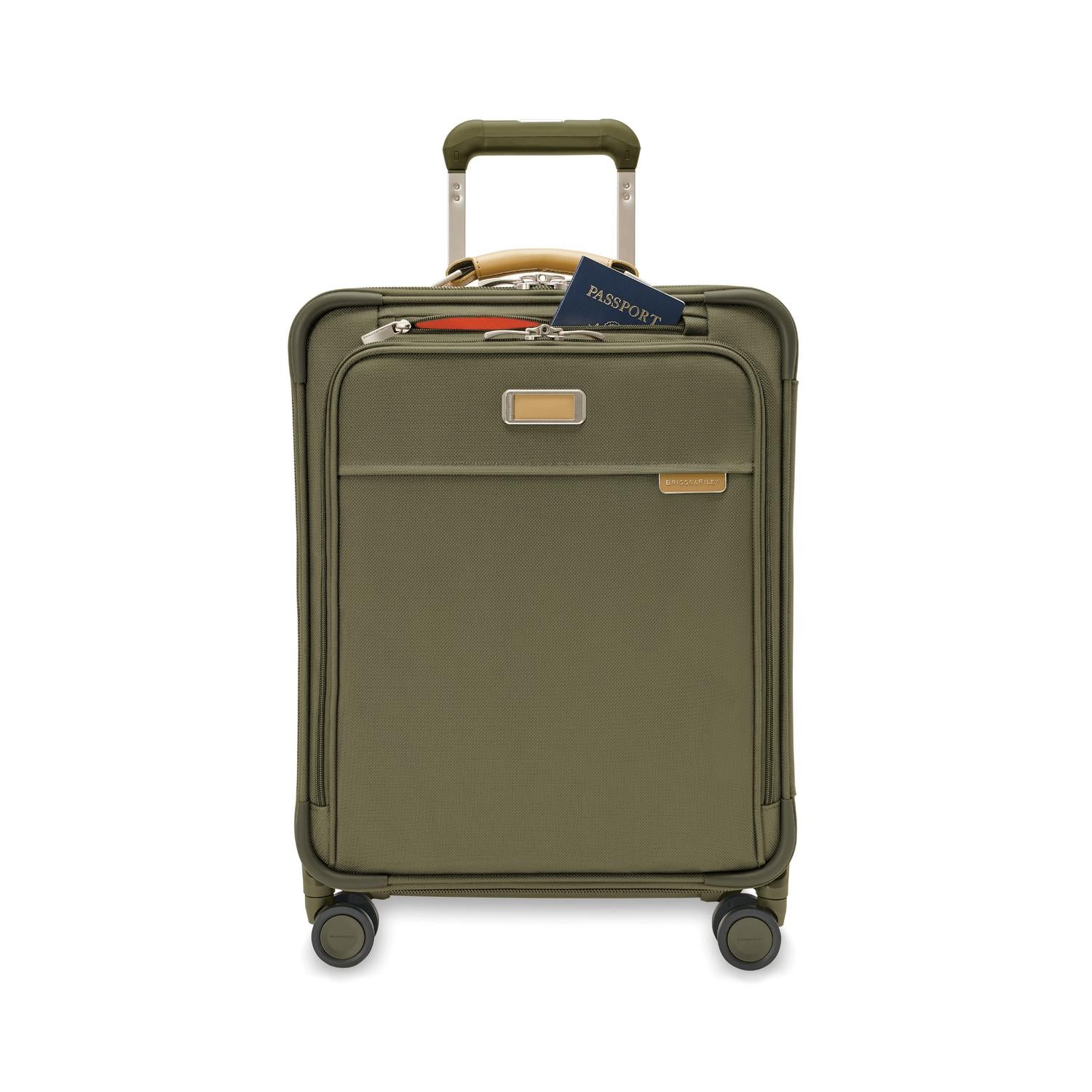 Global 21" Expandable Carry-On Luggage with Spinner Wheels