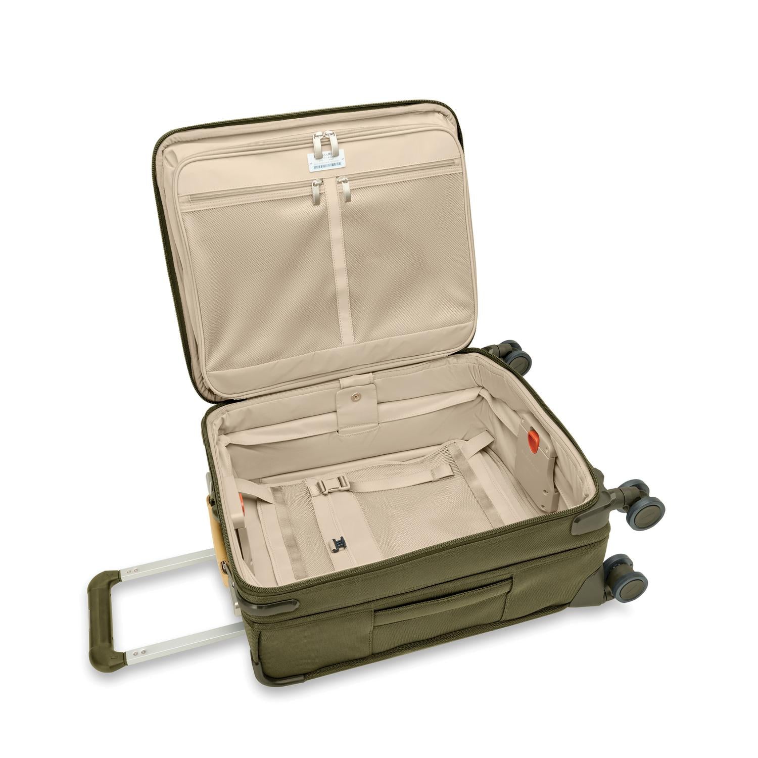 Global 21" Expandable Carry-On Luggage with Spinner Wheels