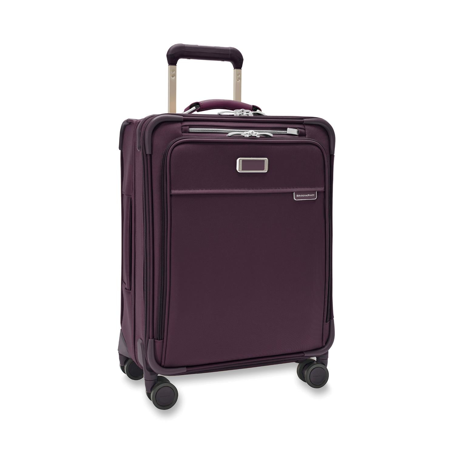 Global 21" Expandable Carry-On Luggage with Spinner Wheels