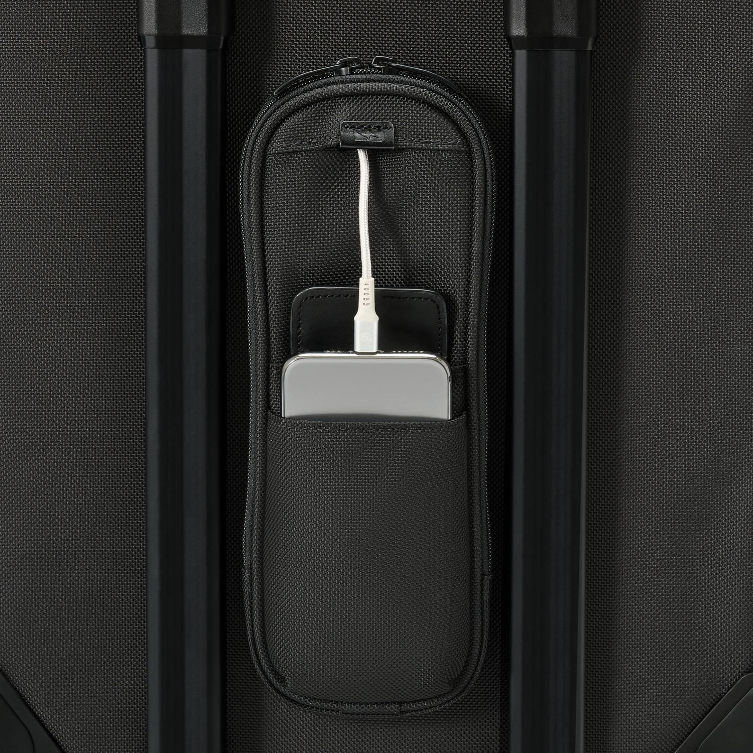 Global 21" Expandable Carry-On Luggage with Spinner Wheels