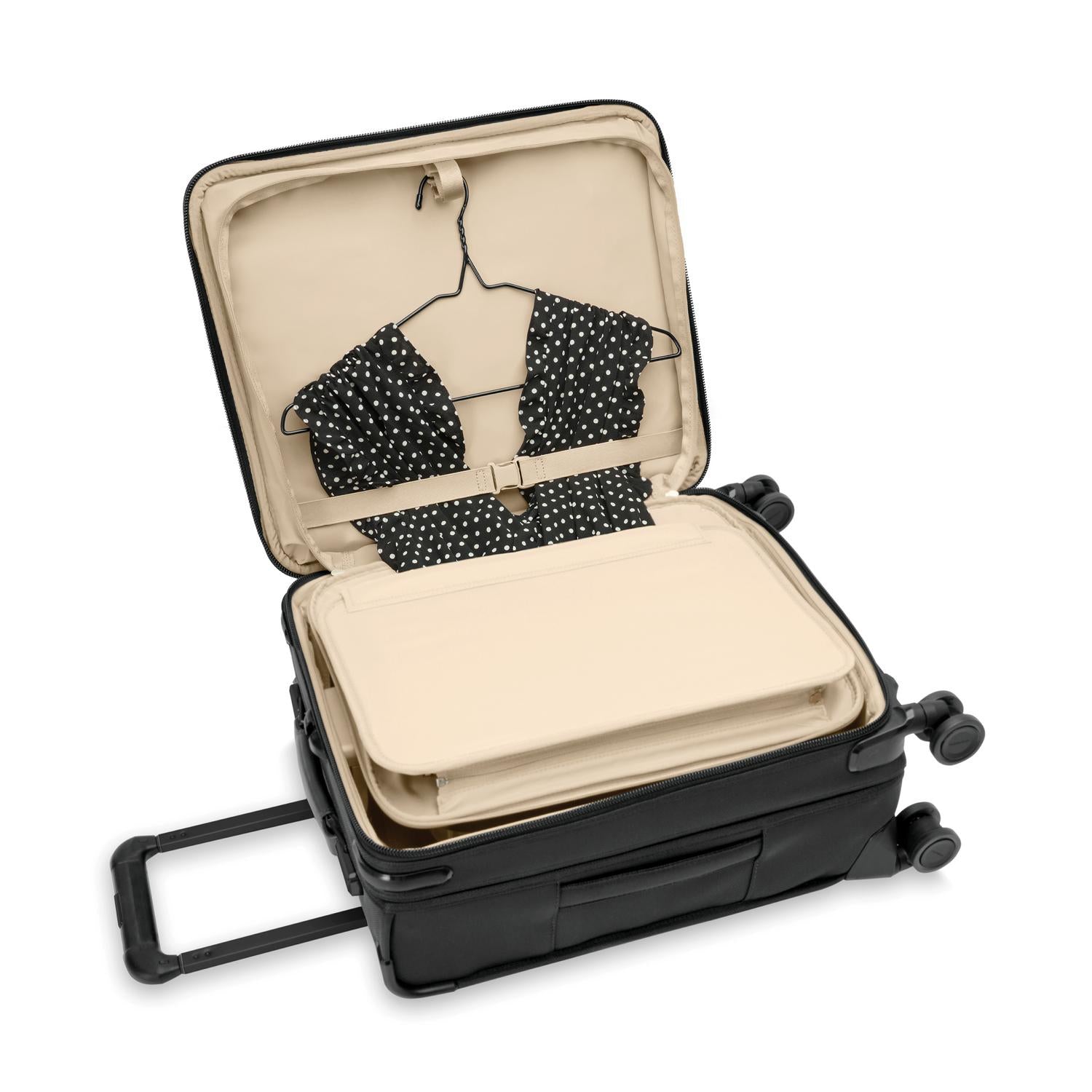 Global 21" Expandable Carry-On Luggage with Spinner Wheels