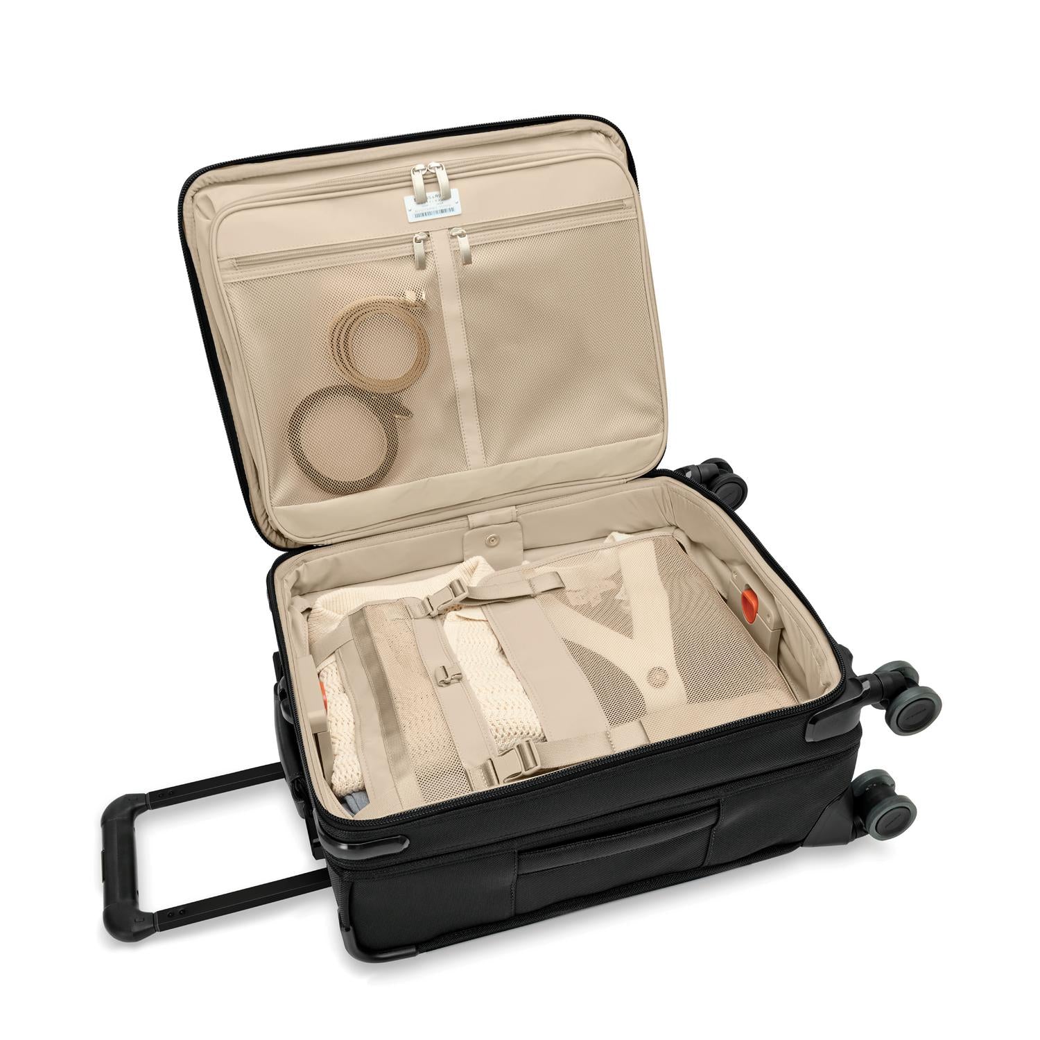 Global 21" Expandable Carry-On Luggage with Spinner Wheels