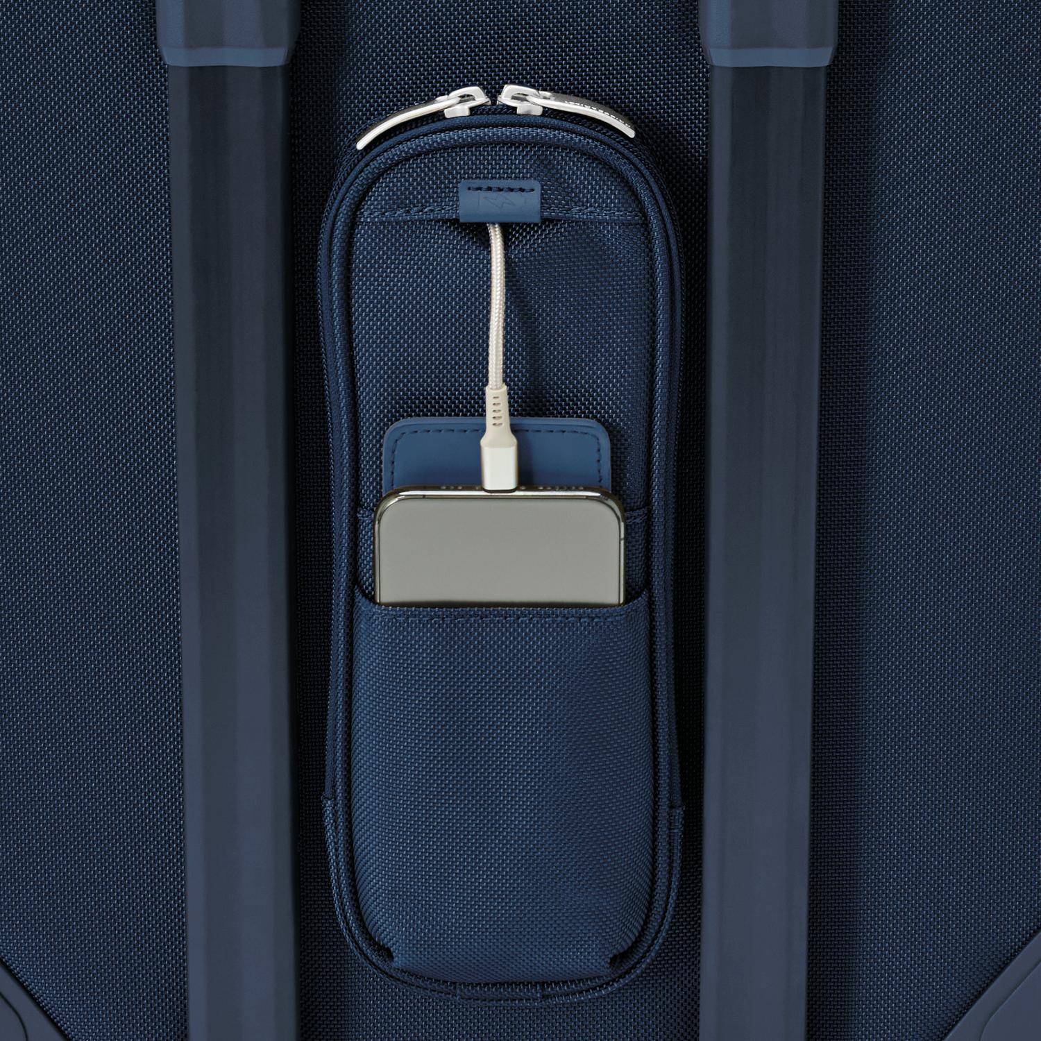 Global 21" Expandable Carry-On Luggage with Spinner Wheels