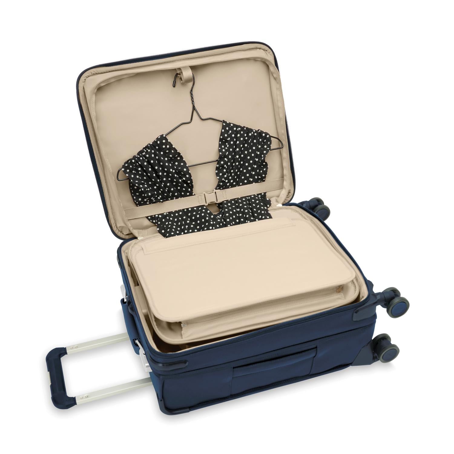 Global 21" Expandable Carry-On Luggage with Spinner Wheels