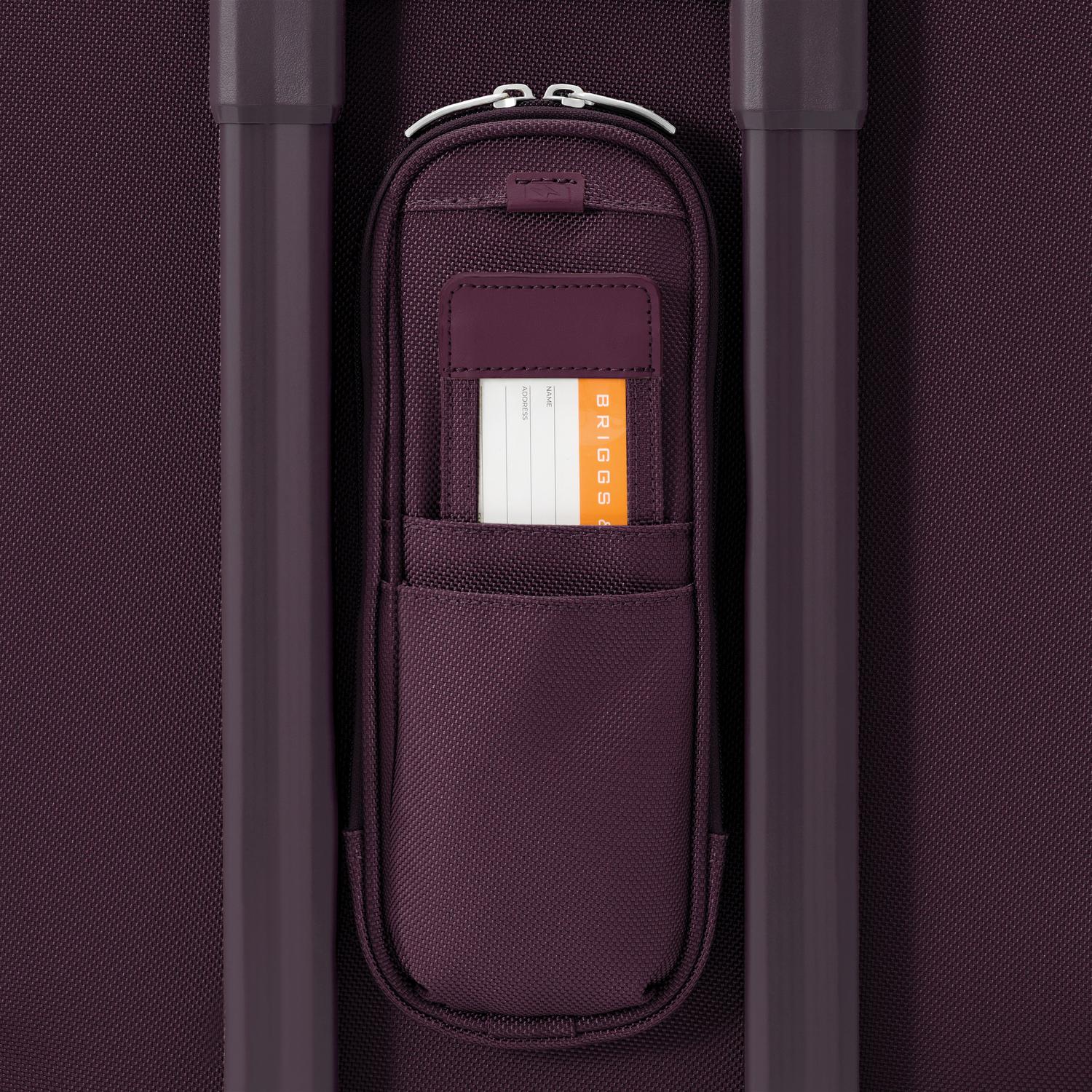 Global 21" Expandable Carry-On Luggage with Spinner Wheels