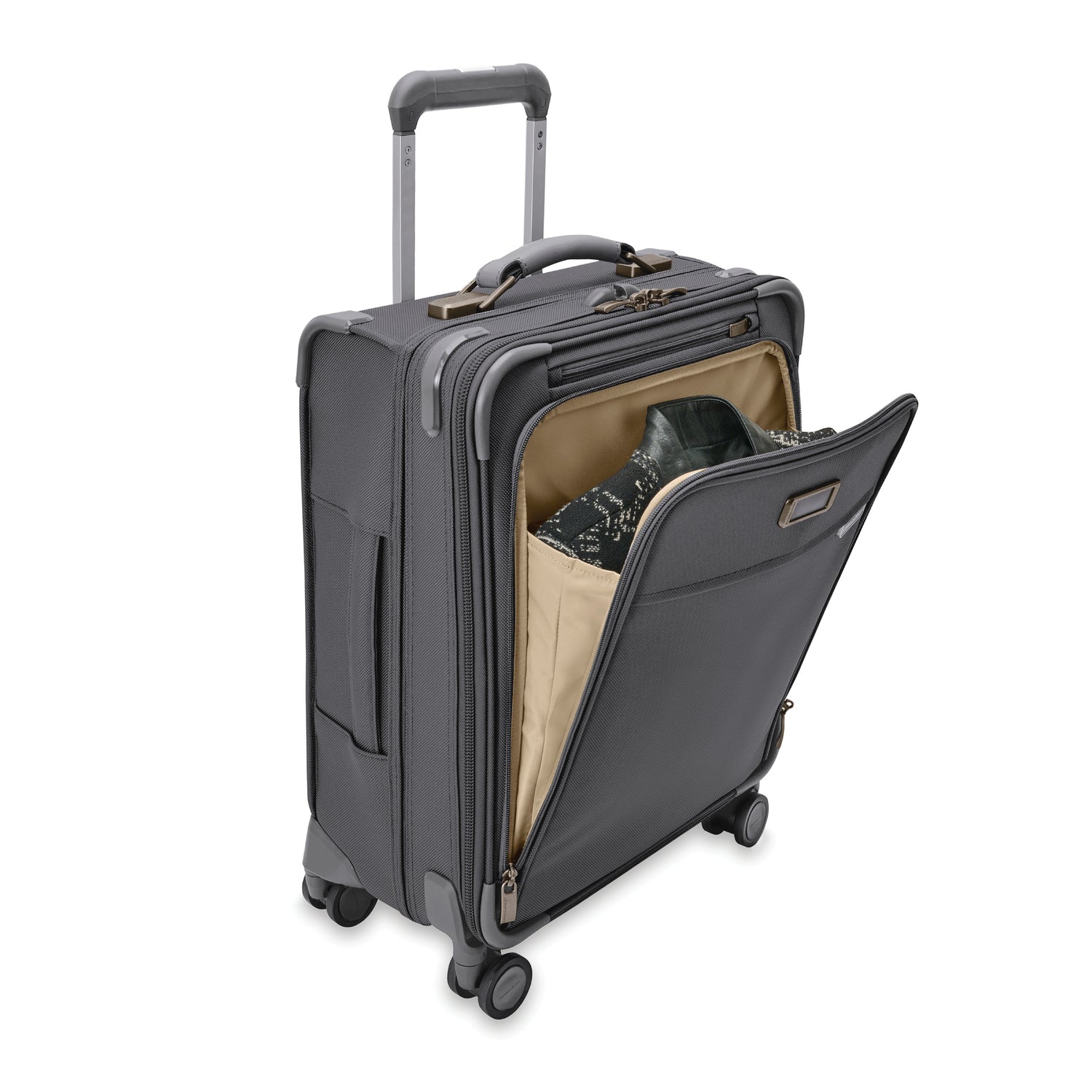 Global 21" Expandable Carry-On Luggage with Spinner Wheels