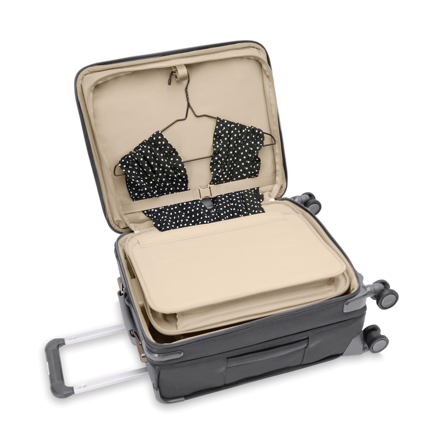 Global 21" Expandable Carry-On Luggage with Spinner Wheels
