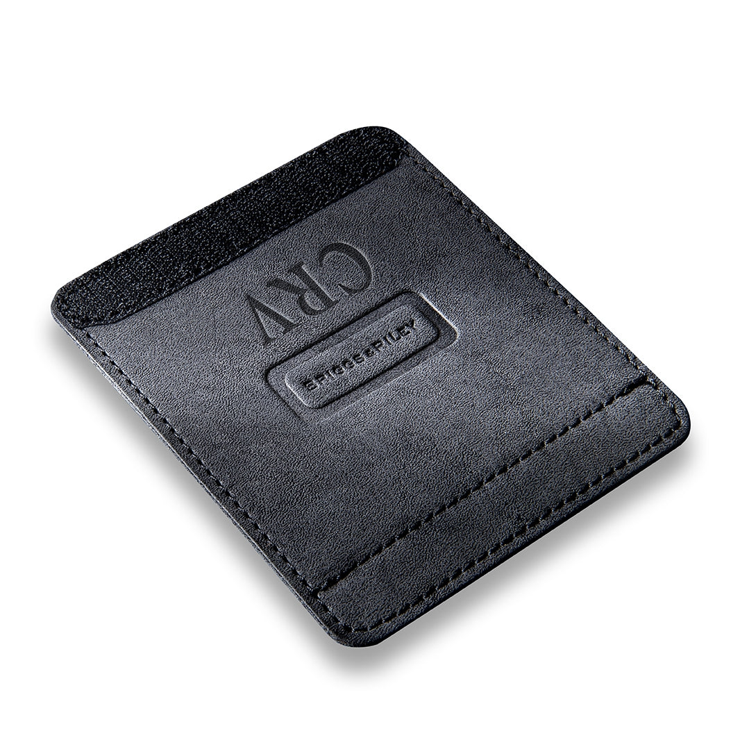 Briggs & Riley Black Synthetic Suede Luggage Handle Wrap